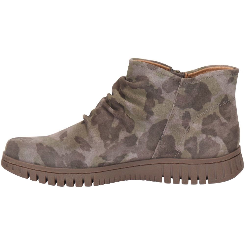 Comfortiva Calla Casual Boots - Womens Olive Green Back View