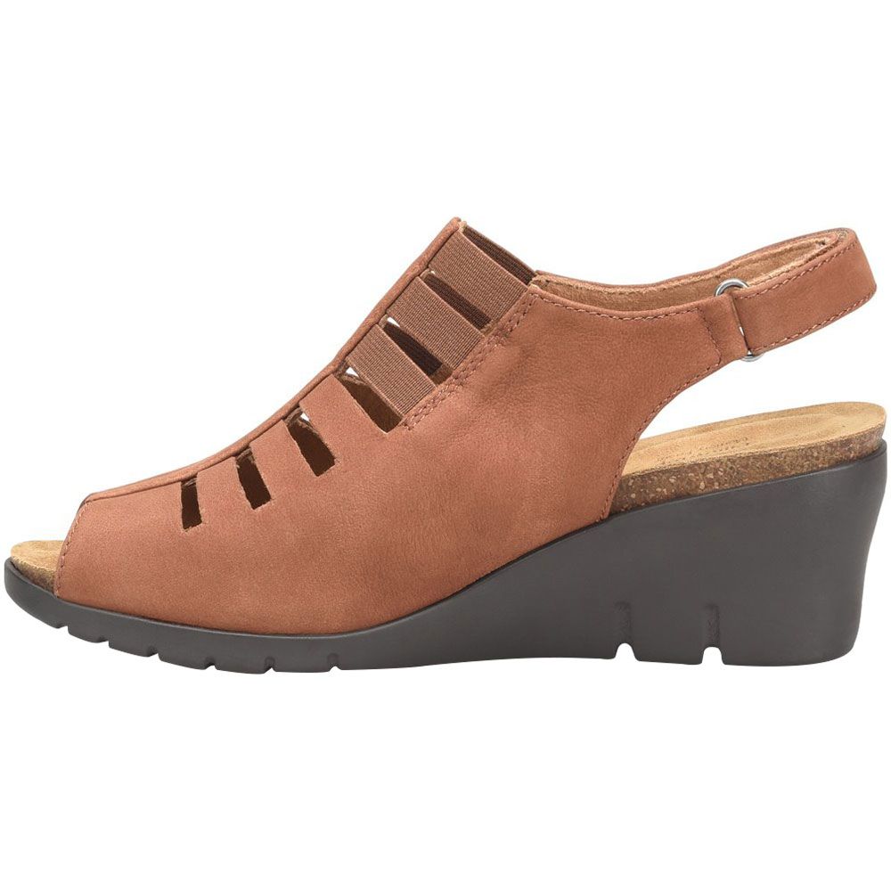 Comfortiva Alana Casual Shoes - Womens Brown Back View