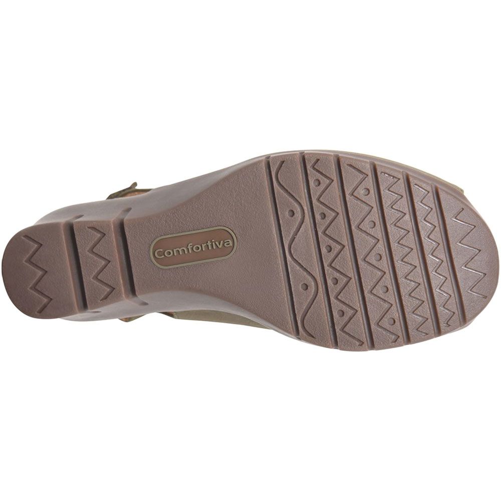 Comfortiva Alana Casual Shoes - Womens Olive Sole View