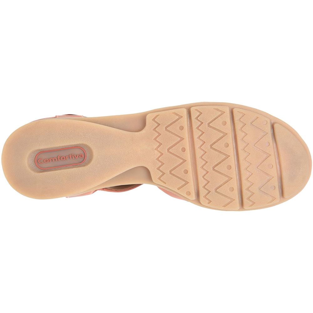 Comfortiva Persa Casual Shoes - Womens Rust Red Sole View