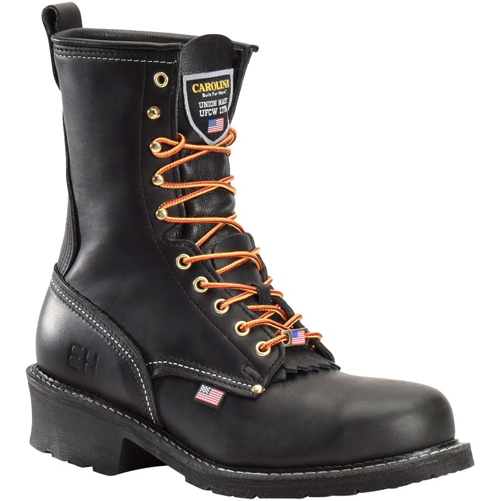 Carolina 1922 Steel Toe Work Boots - Mens Black