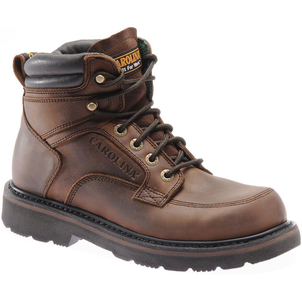 Carolina 399 Broad Toe Work Boots - Mens Brown