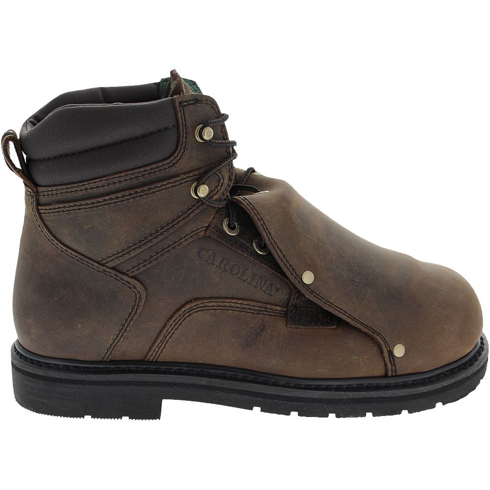 Carolina 599 Broad Toe Work Boots - Mens Brown