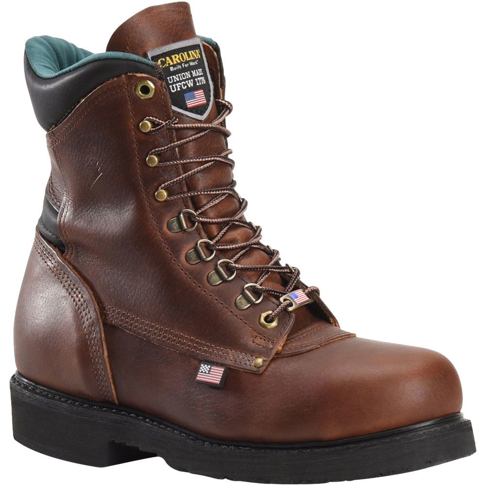 Carolina 809 Non-Safety Toe Work Boots - Mens Light Brown