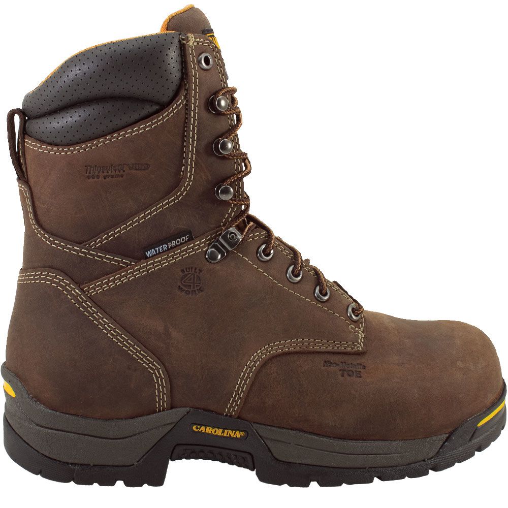 Carolina 8521 Composite Toe Work Boots - Mens Brown Side View