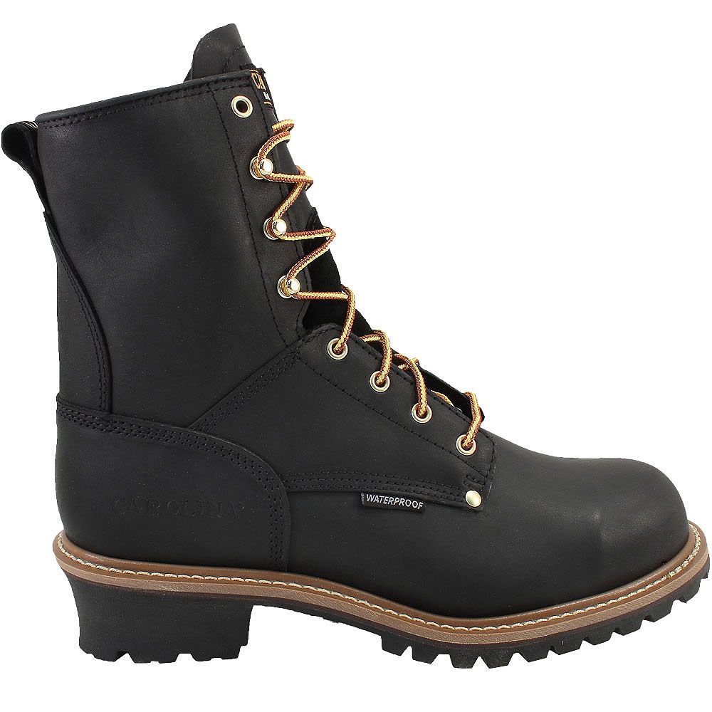 Carolina CA9823 Steel Toe Work Boots - Mens Black Side View