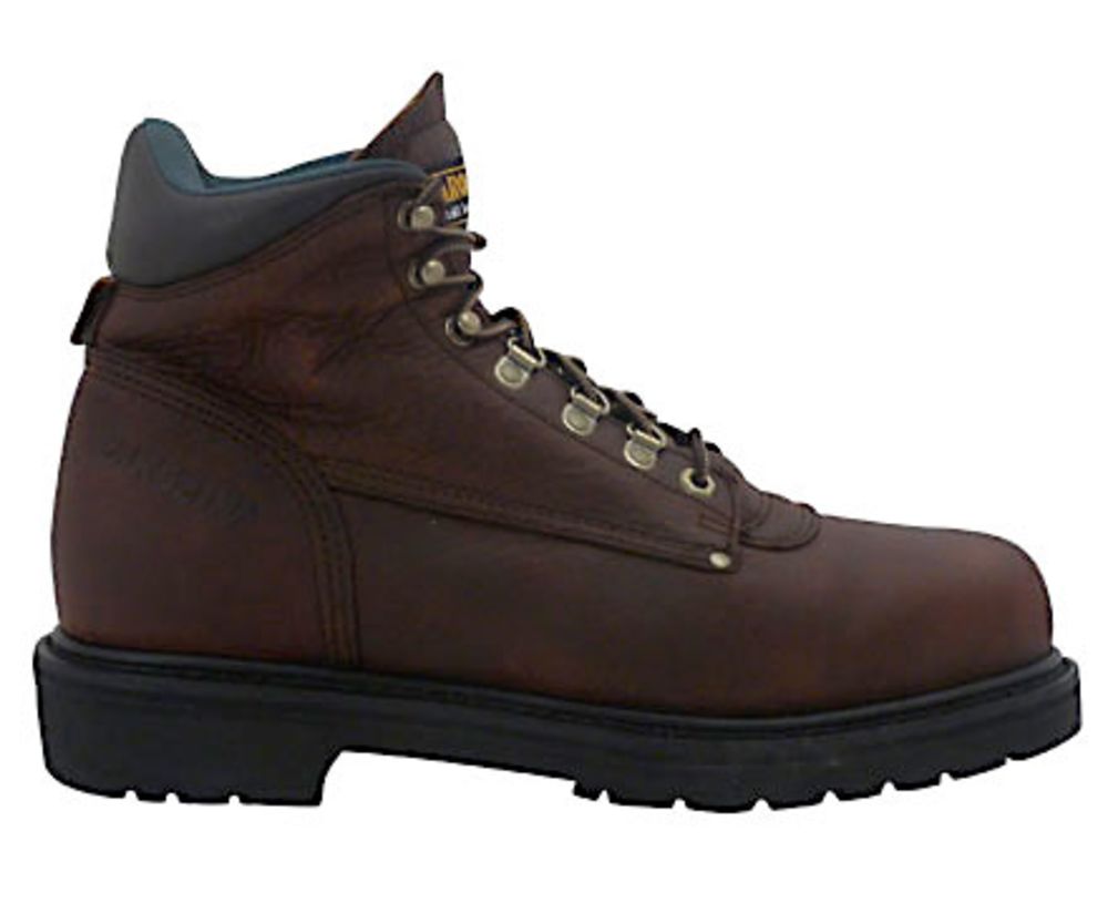 Carolina CA1309 Steel Toe Work Boots - Mens Light Brown Side View