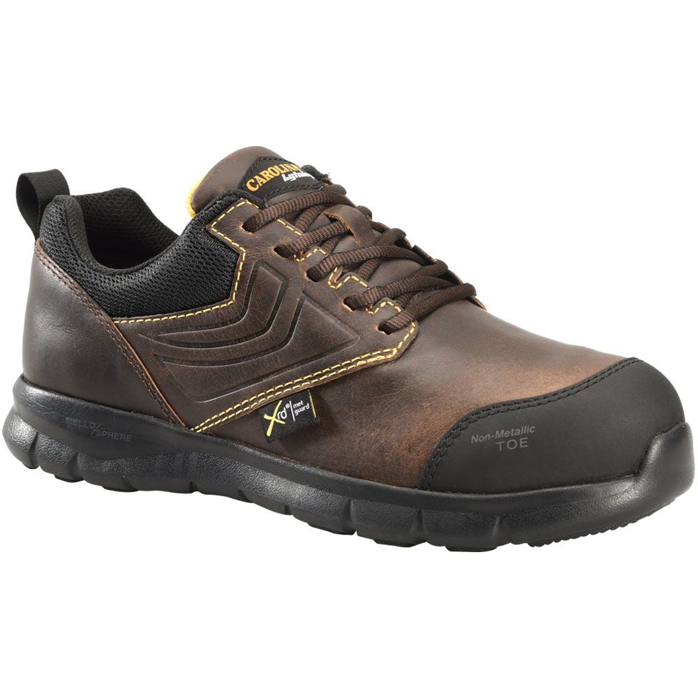 Carolina CA1906 Mens Composite Toe Work Shoes  Dark Brown