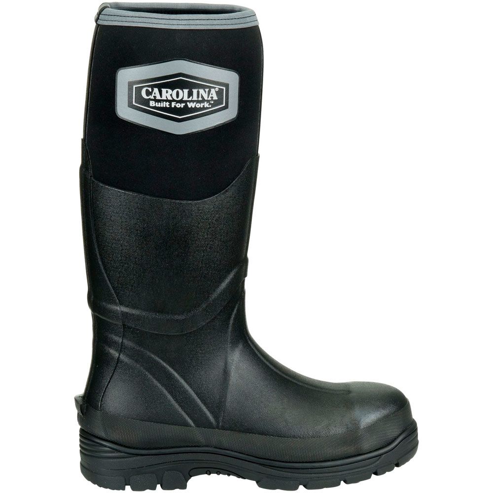Carolina CA2200 Mens 16" Puncture Safety Toe Work Boots Black Side View