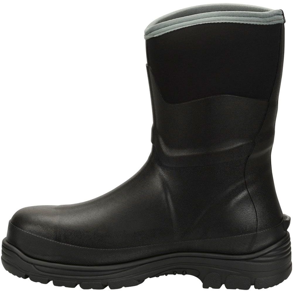 Carolina CA2201 Mens 10" WP PR Safety Toe Work Boots Black Back View