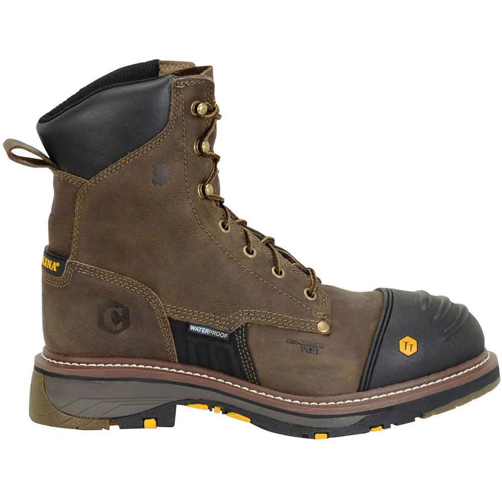 Carolina Ca2559 Composite Toe Work Boots - Mens Dark Brown Side View