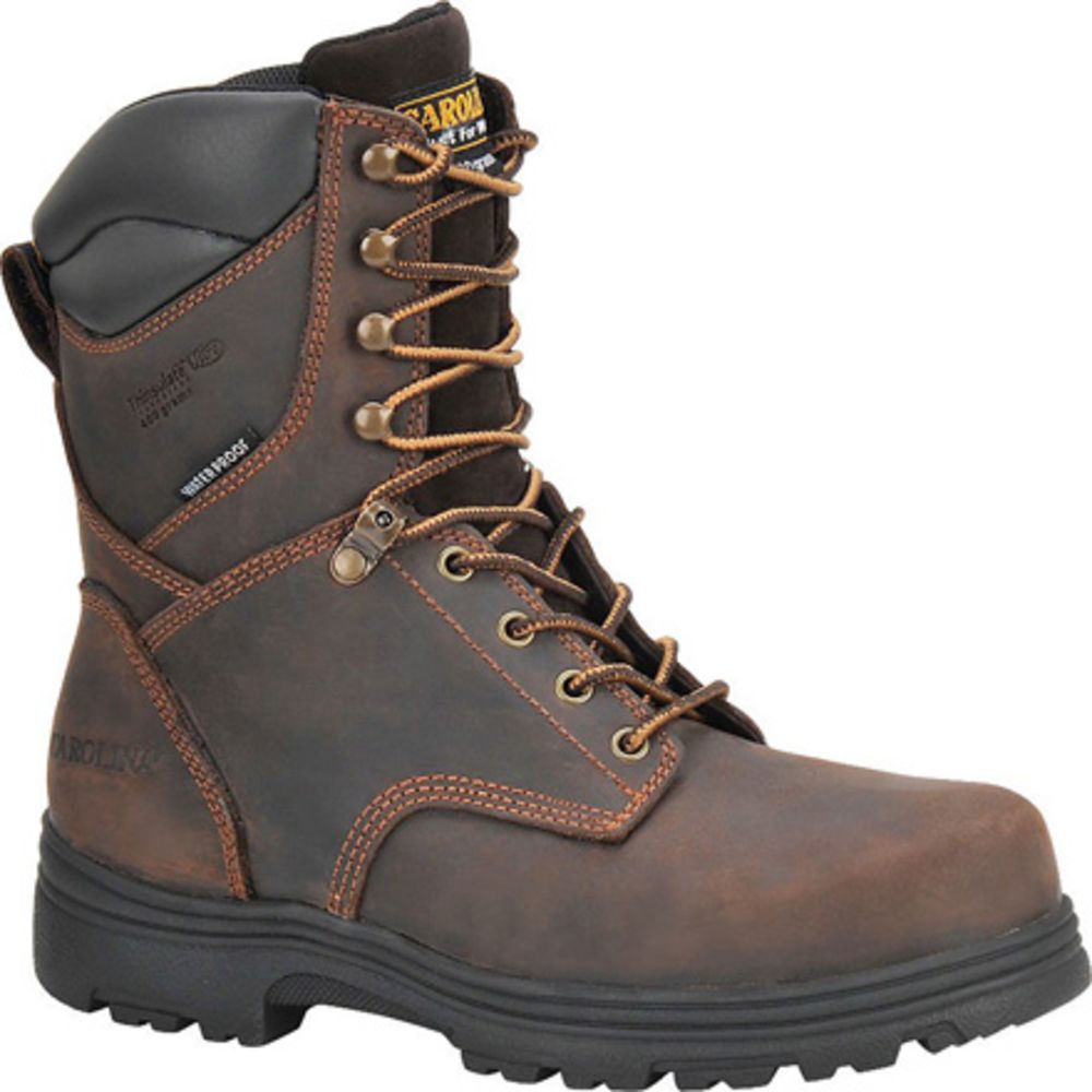 Carolina CA3034 Non-Safety Toe Work Boots - Mens Dark Brown