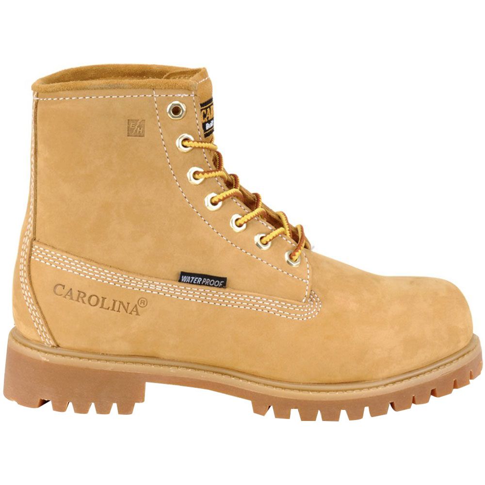 Carolina CA3045 Non-Safety Toe Work Boots - Mens Light Beige Side View