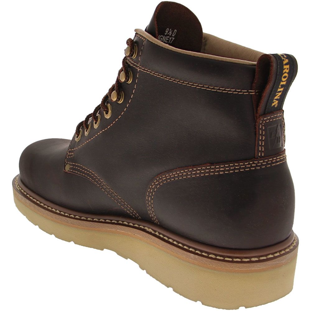 Carolina CA3049 Non-Safety Toe Work Boots - Mens Brown Back View
