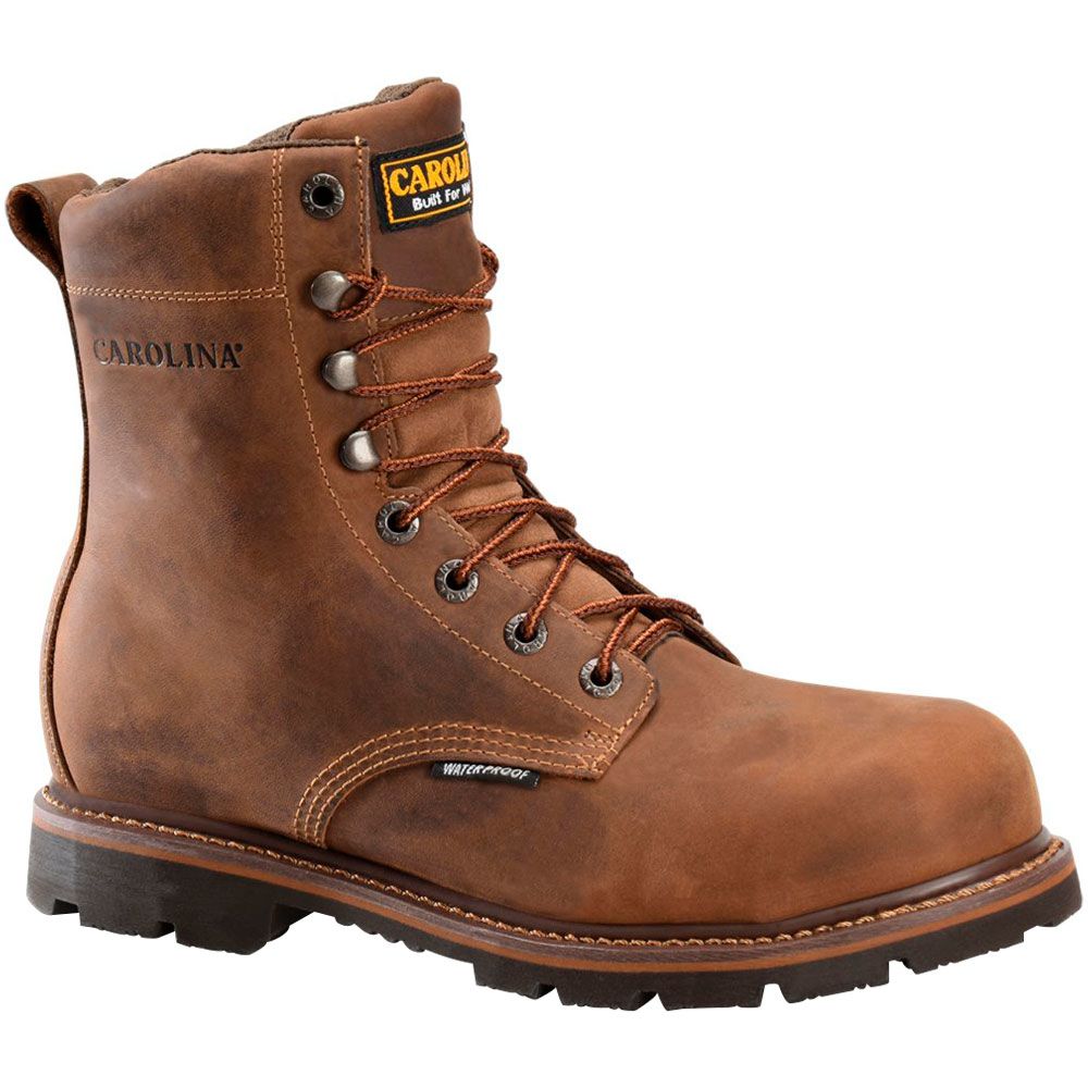 Carolina Ca3057 Non-Safety Toe Work Boots - Mens Dark Brown