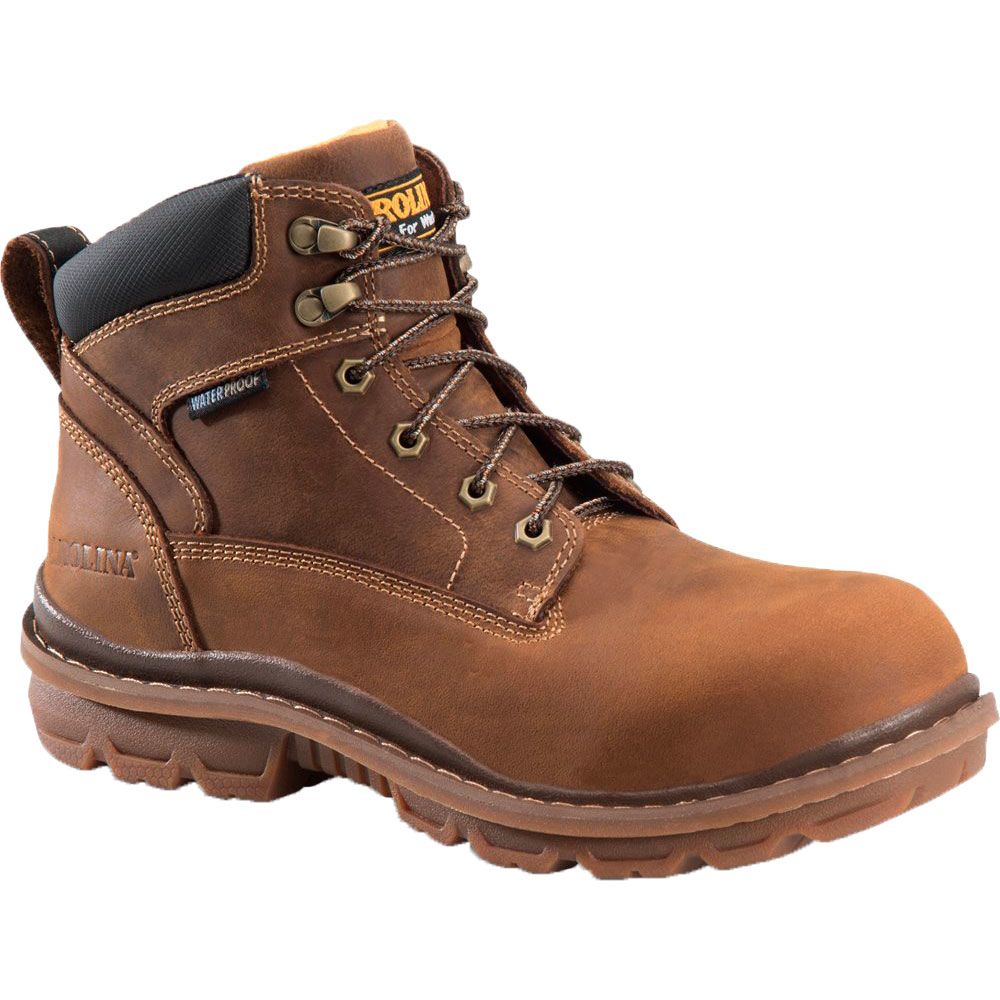 Carolina Ca3058 Non-Safety Toe Work Boots - Mens Dark Brown