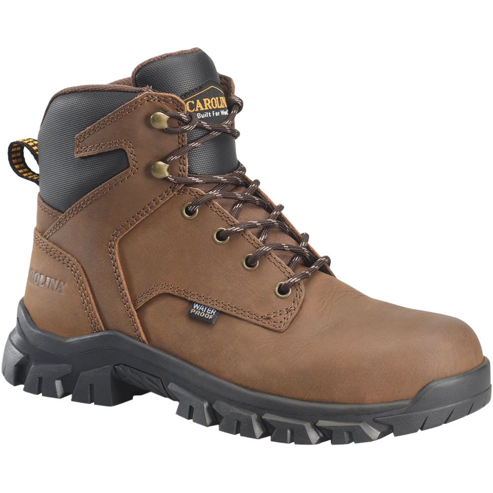 Carolina Gruntz CA3093 6" WP Non-Safety Toe Work Boots - Mens Dark Brown