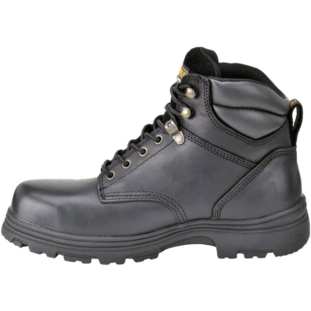 Carolina CA3522 Steel Toe Work Boots - Mens Black Back View