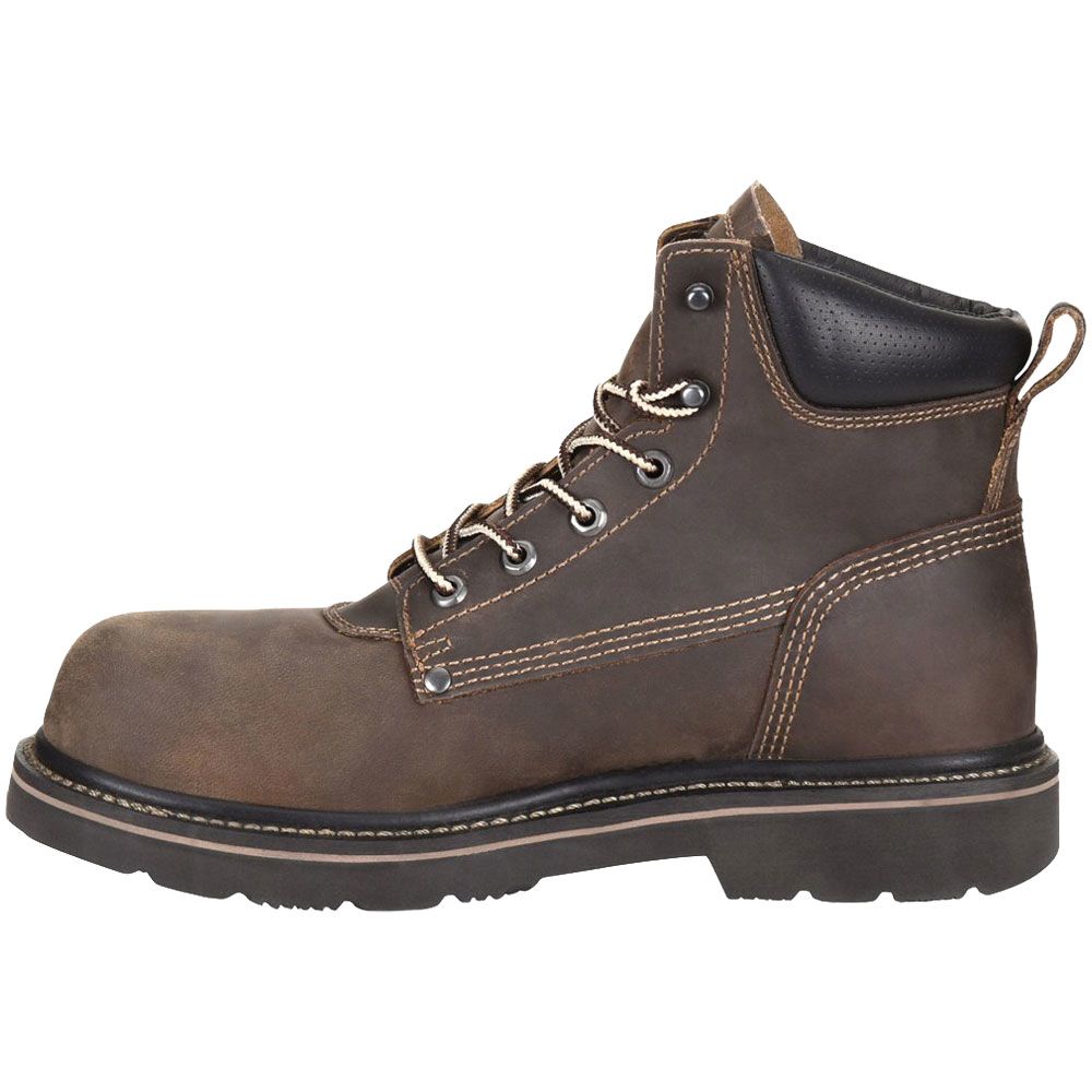 Carolina Ca3560 Composite Toe Work Boots - Mens Medium Brown Back View