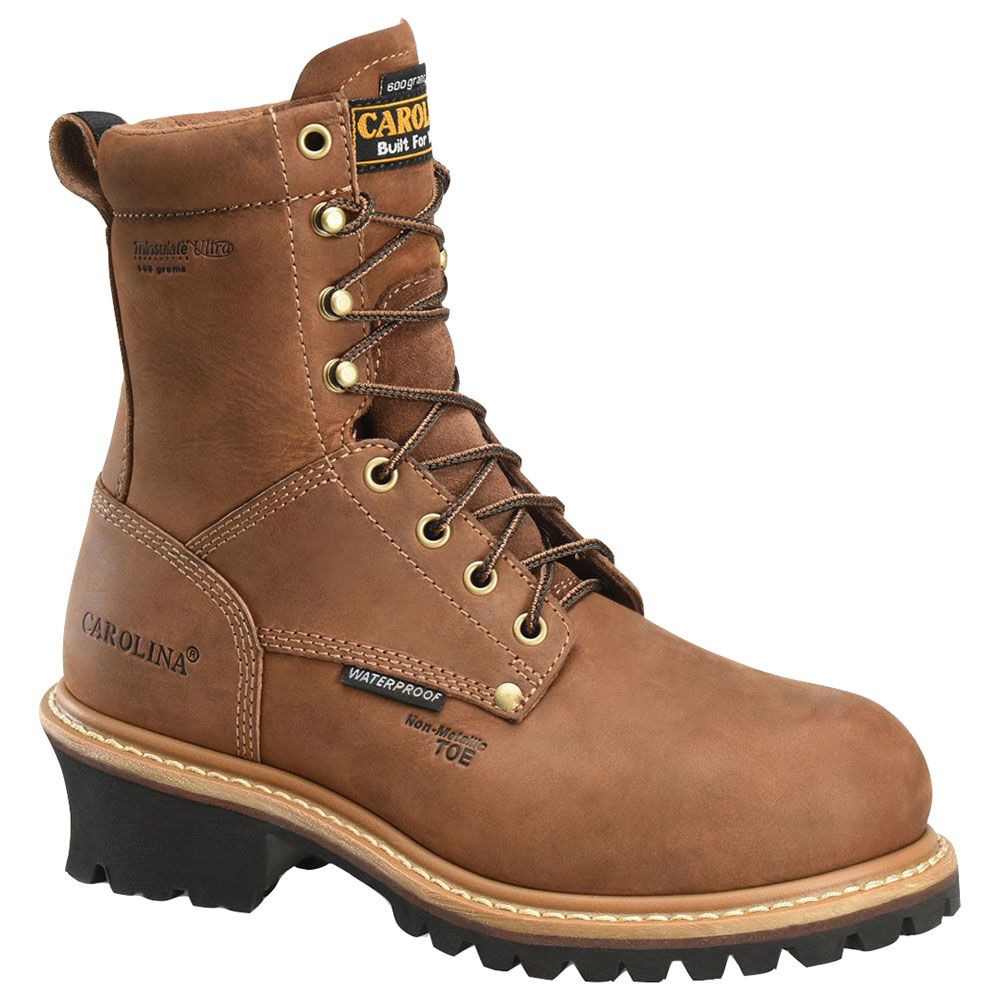 Carolina Ca438 Non-Safety Toe Work Boots - Womens Dark Brown