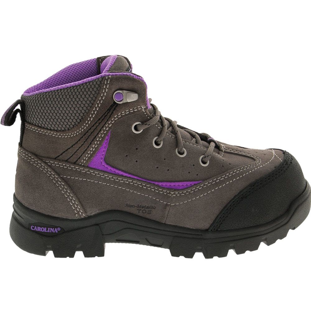 Carolina Ca4532 Composite Toe Work Boots - Womens Grey Side View