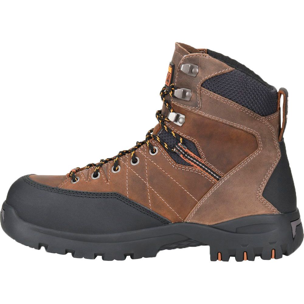 Carolina Ca4558 Composite Toe Work Boots - Mens Dark Brown Back View