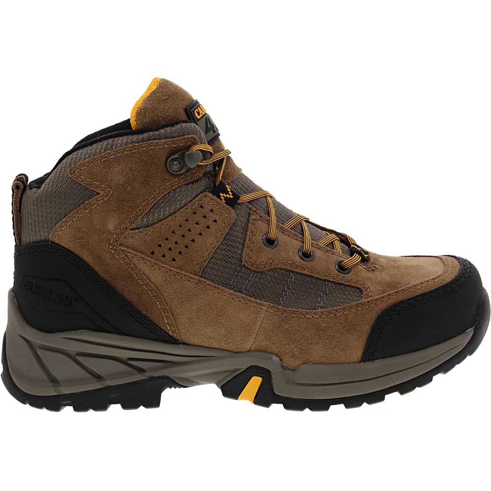 Carolina Granite CA4561 Mens Comp Safety Toe Work Boots  Brown Side View