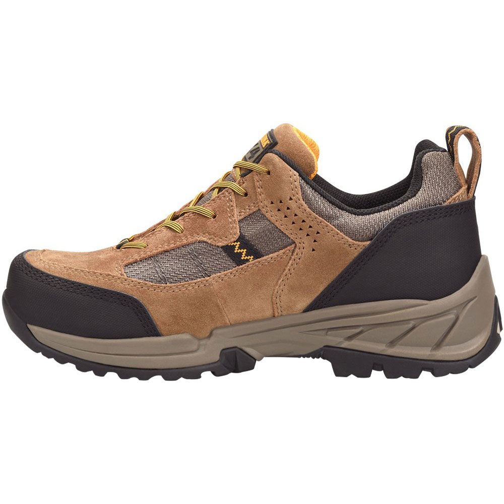 Carolina CA4562 Mens 5" Aerogrip Safety Toe Work Shoes Dark Brown Back View