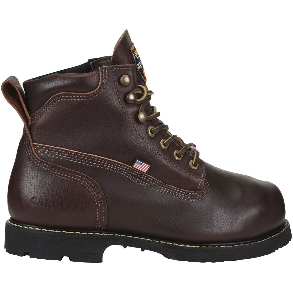 Carolina Ca517 Safety Toe Work Boots - Mens Dark Brown
