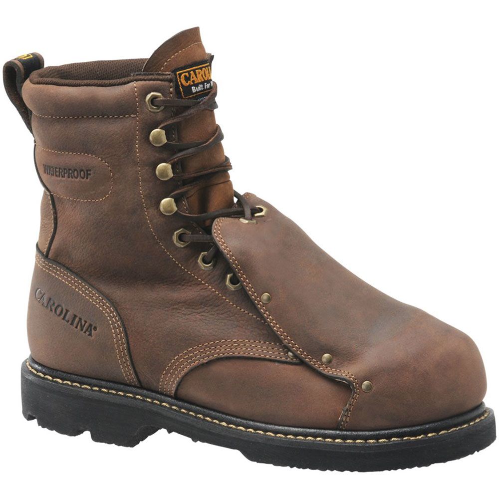 Carolina CA5502 Broad Toe Work Boots - Mens Dark Brown