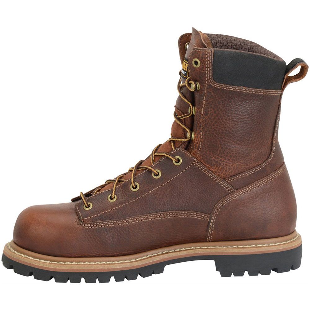 Carolina Ca5529 Composite Toe Work Boots - Mens Medium Brown Back View