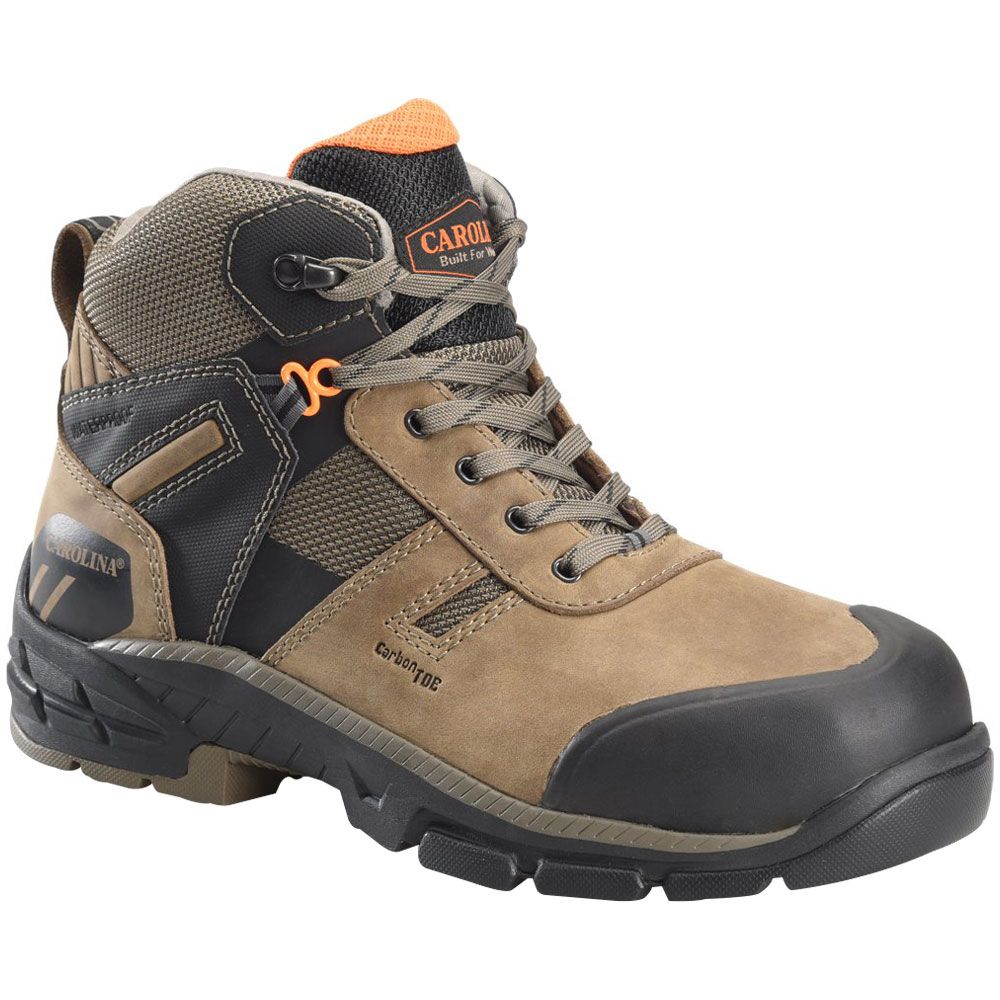 Carolina Duke CA5548 5" WP Composite Toe Work Boots - Mens Dark Brown