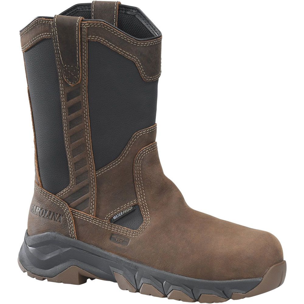 Carolina Mens Subframe 10" Ltwt Composite Toe Work Boots - Mens Dark Brown