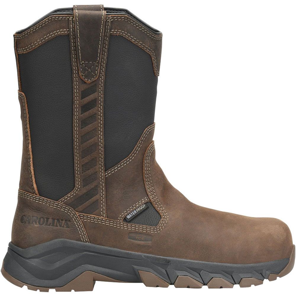 Carolina Mens Subframe 10" Ltwt Composite Toe Work Boots - Mens Dark Brown