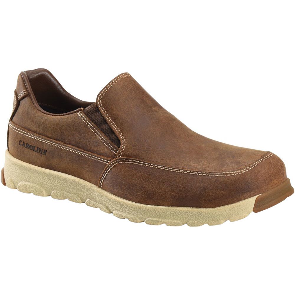 Carolina S117 Ox Safety Toe Work Shoes - Mens Brown