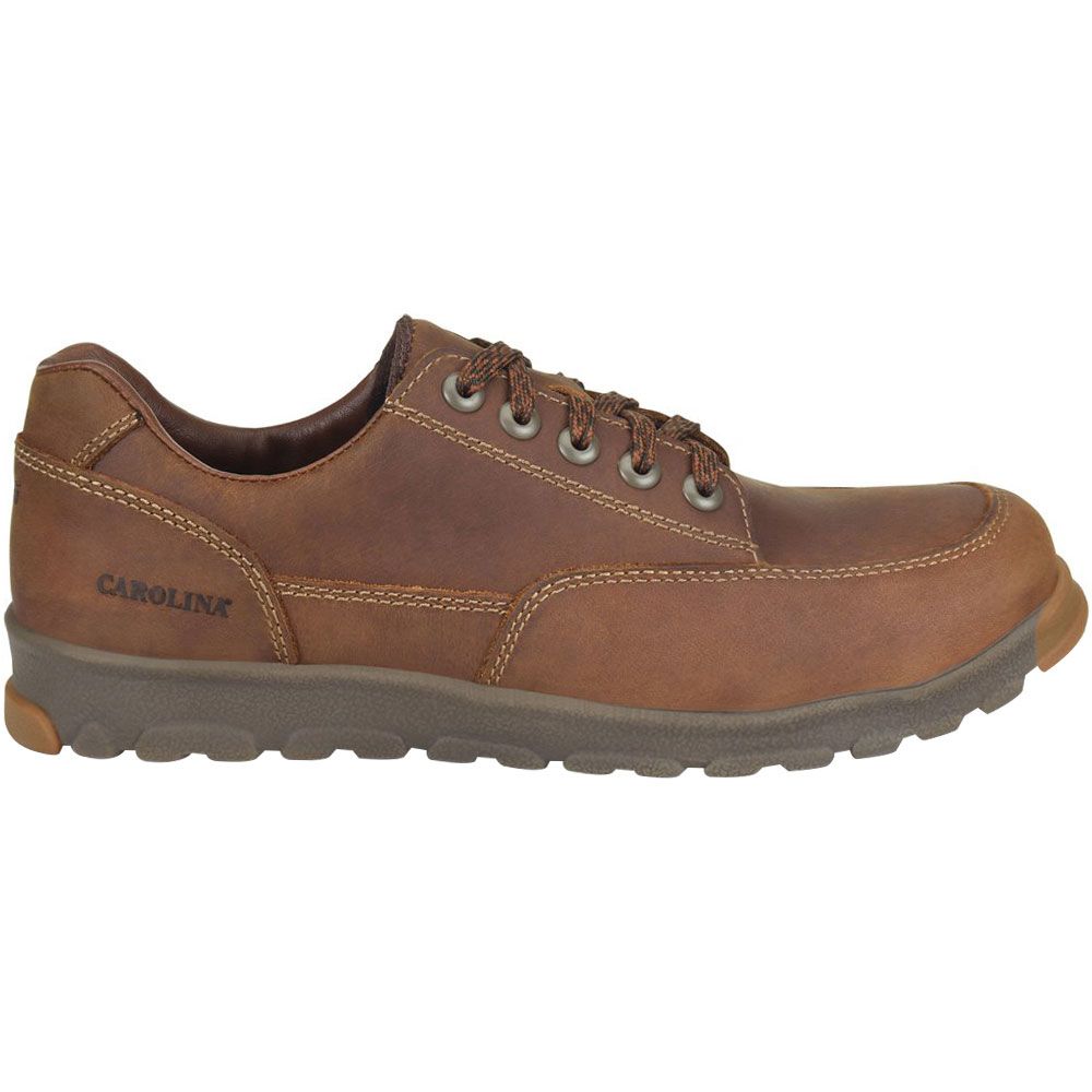 'Carolina S117 Tie Safety Toe Work Shoes - Mens Brown