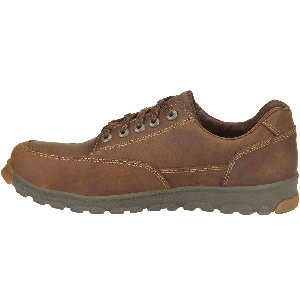 Carolina S117 Safety Toe Work Shoes - Mens Brown Back View