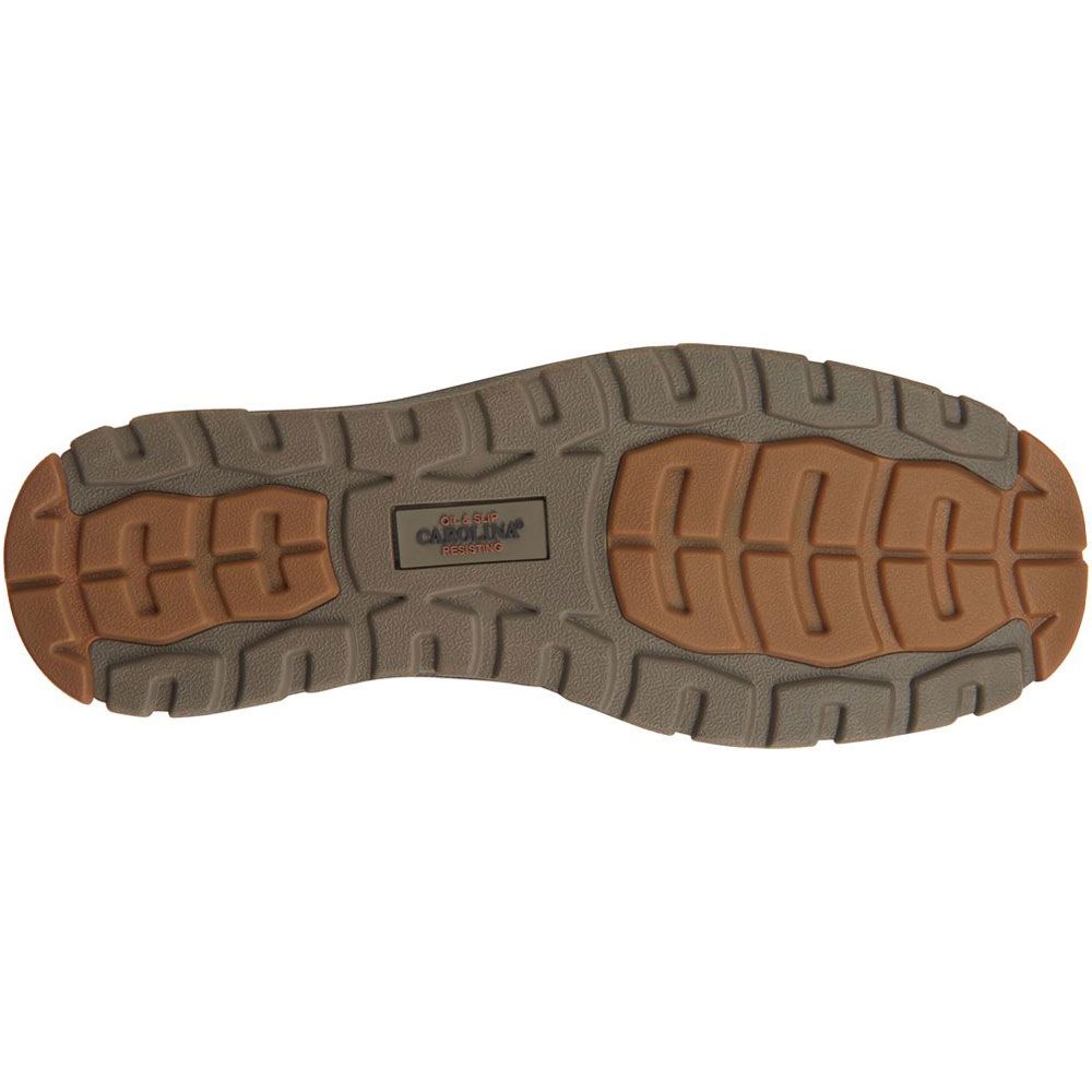 Carolina S117 Safety Toe Work Shoes - Mens Brown Sole View