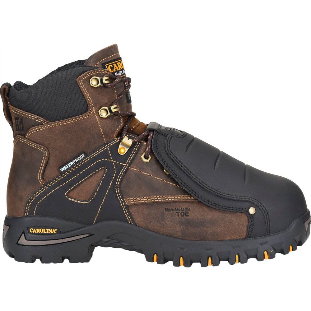 Carolina Ca5586 Composite Toe Work Boots - Mens Brown Side View