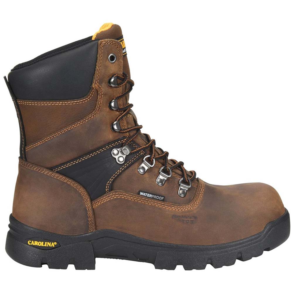 Carolina Ca5589 Composite Toe Work Boots - Mens Dark Brown Side View