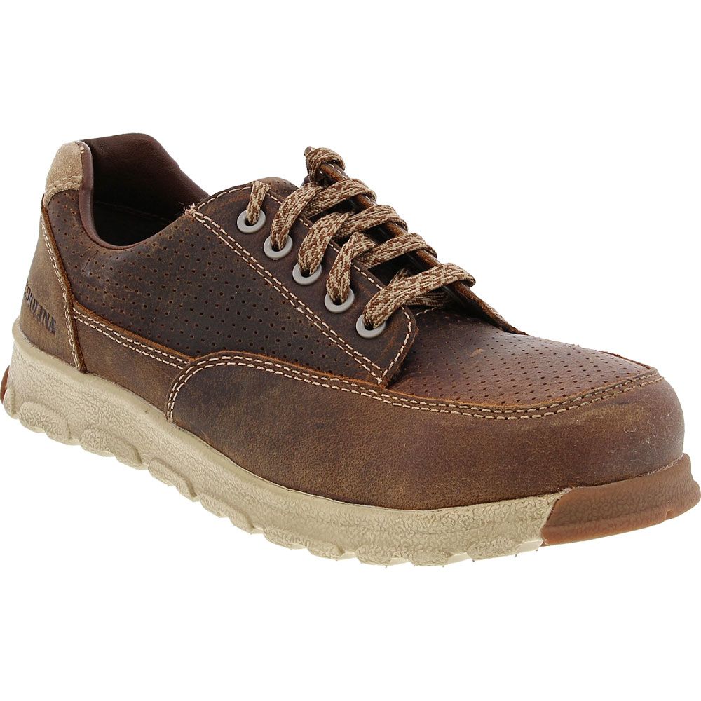 Carolina S-117 Ox Safety Toe Work Shoes - Womens Brown