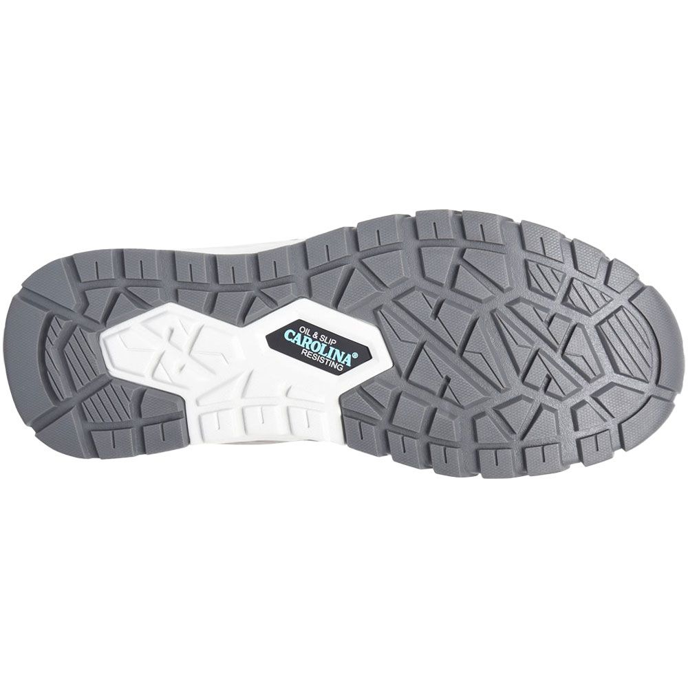 Carolina Womens Lo Comp Toe Hike Composite Toe Work Boots - Womens Gray Blue Sole View
