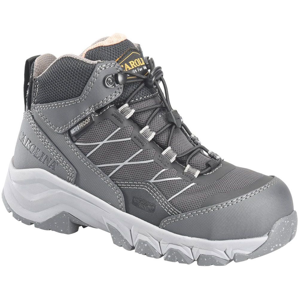 Carolina Ca5677 Composite Toe Work Boots - Womens Gray Black
