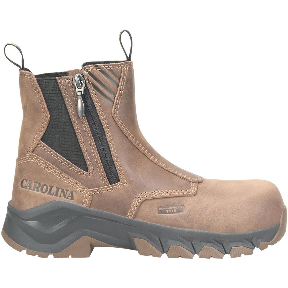 Carolina Ca5678 Composite Toe Work Boots - Womens Dark Brown Side View