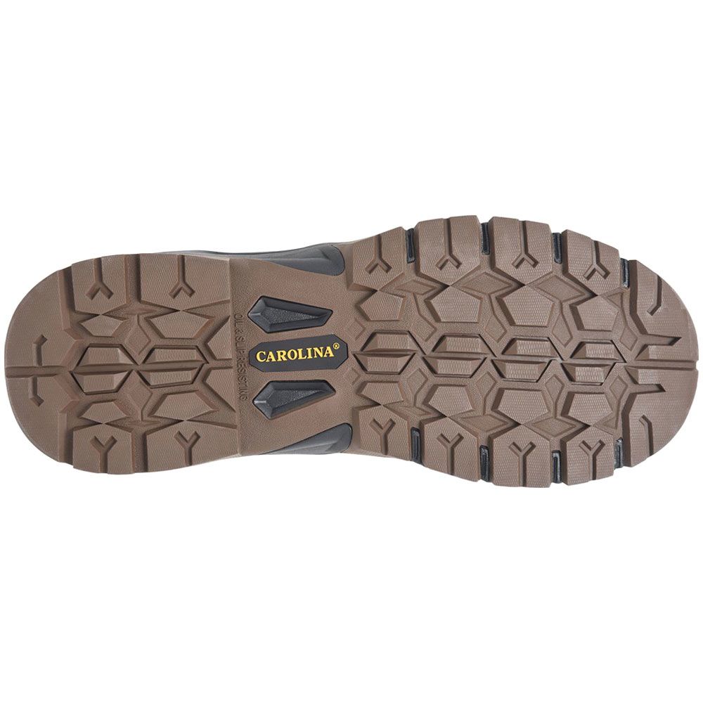 Carolina Ca5679 Composite Toe Work Boots - Womens Dark Brown Sole View
