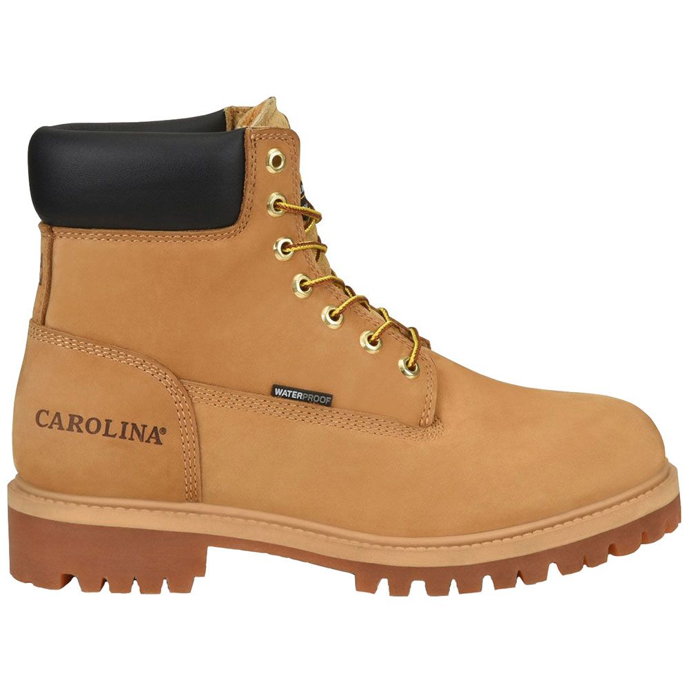 Carolina Ca6045 Safety Toe Work Boots - Mens Light Beige Side View
