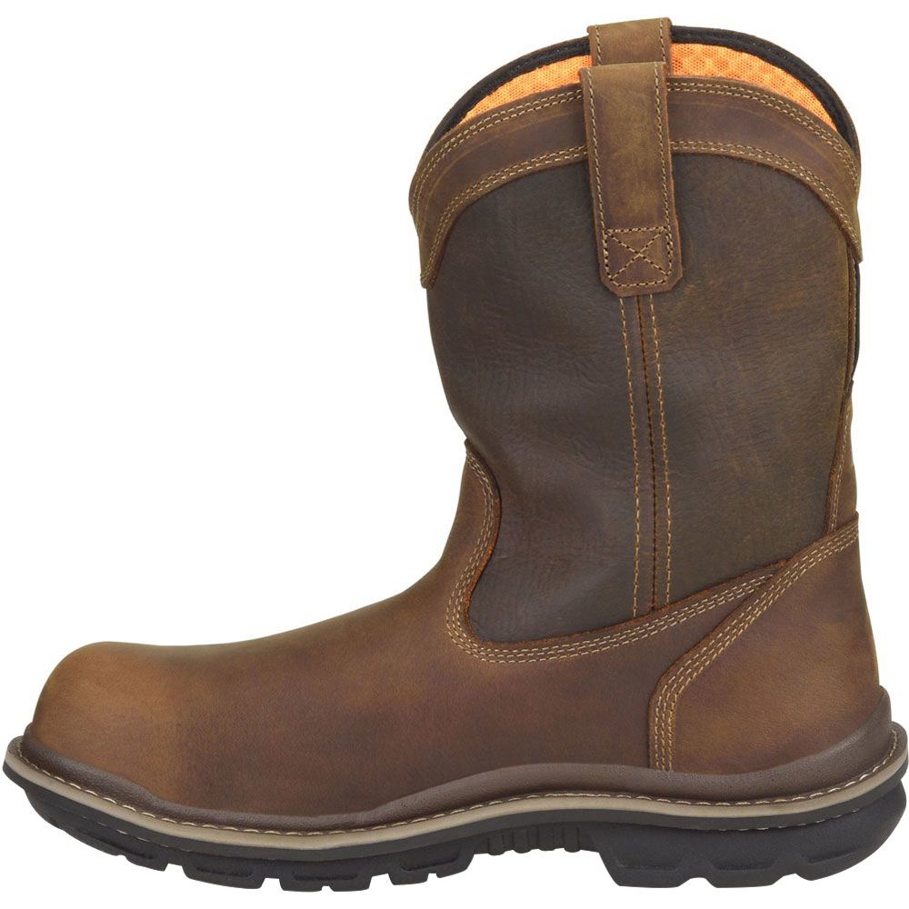 Carolina CA6558 Mandrel 10" Composite Toe Work Boots - Mens Dark Brown Back View