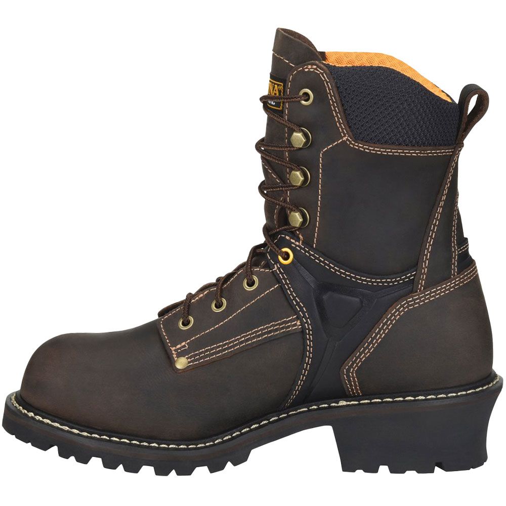 Carolina Ca6921 Composite Toe Work Boots - Mens Dark Brown Back View