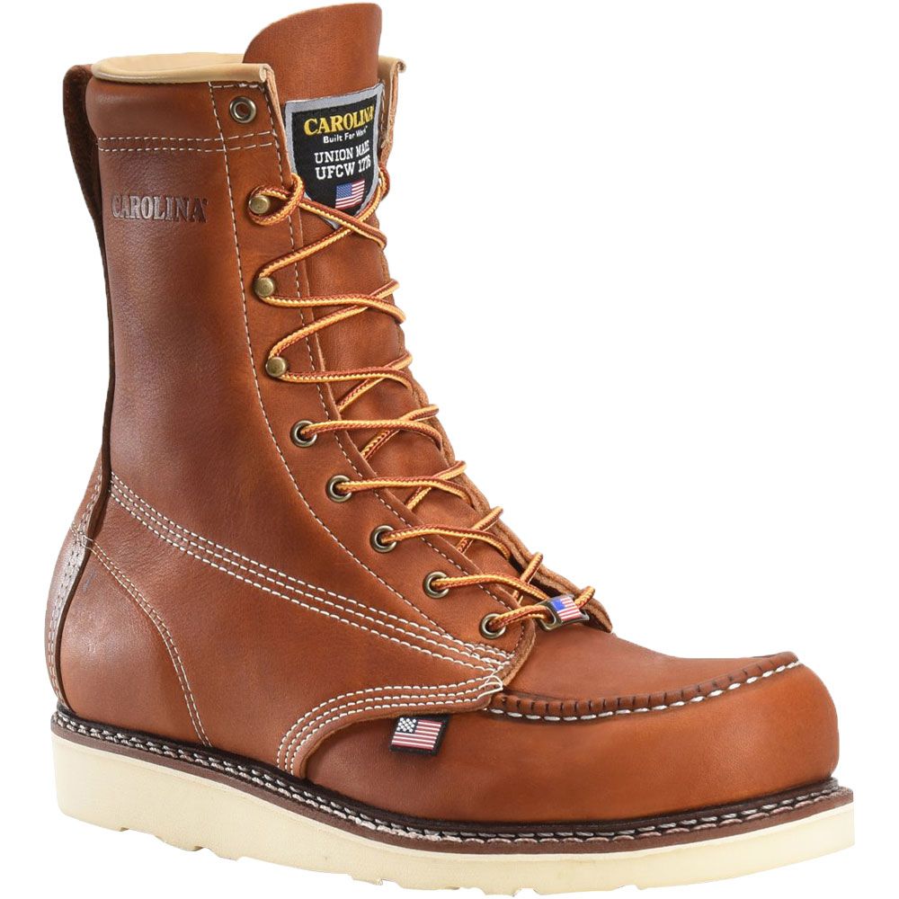 Carolina CA7002 Non-Safety Toe Work Boots - Mens Dark Brown