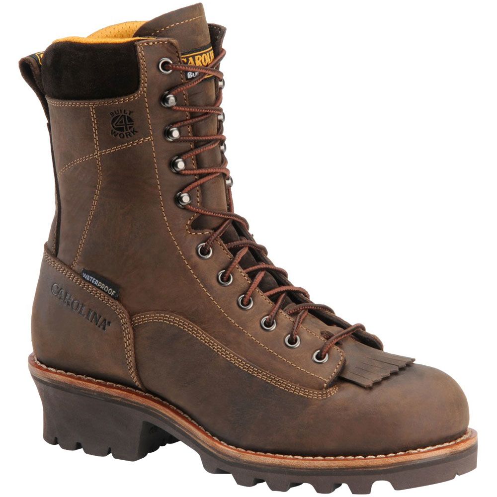 Carolina CA7022 Non-Safety Toe Work Boots - Mens Medium Brown